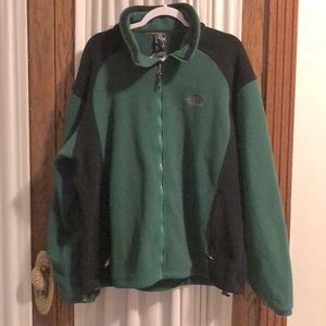 The North Face Green Black Fleece Jacket